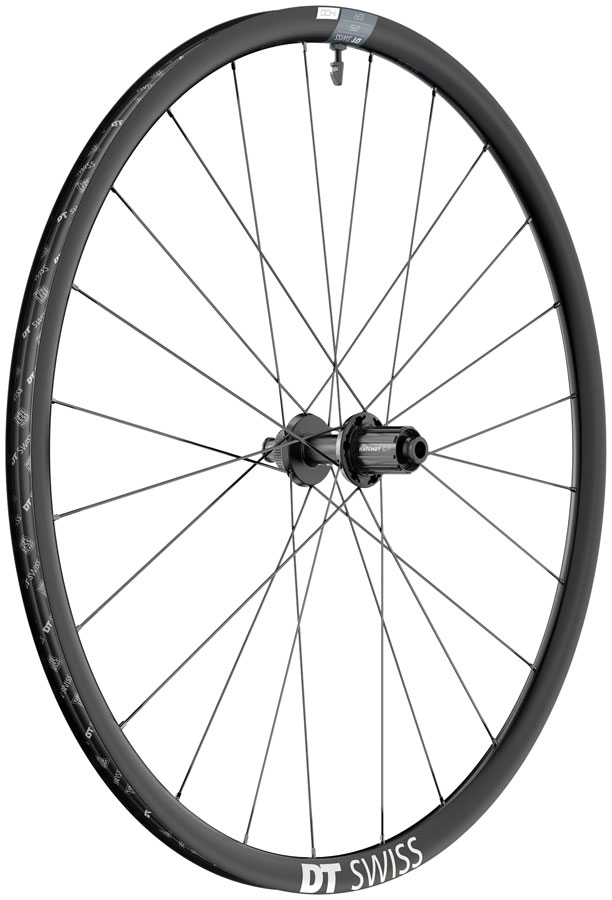 DT Swiss ER 1400 DiCut 25 Rear Wheel - 700, 12 x 142mm, Center-Lock, HGR11, Black 