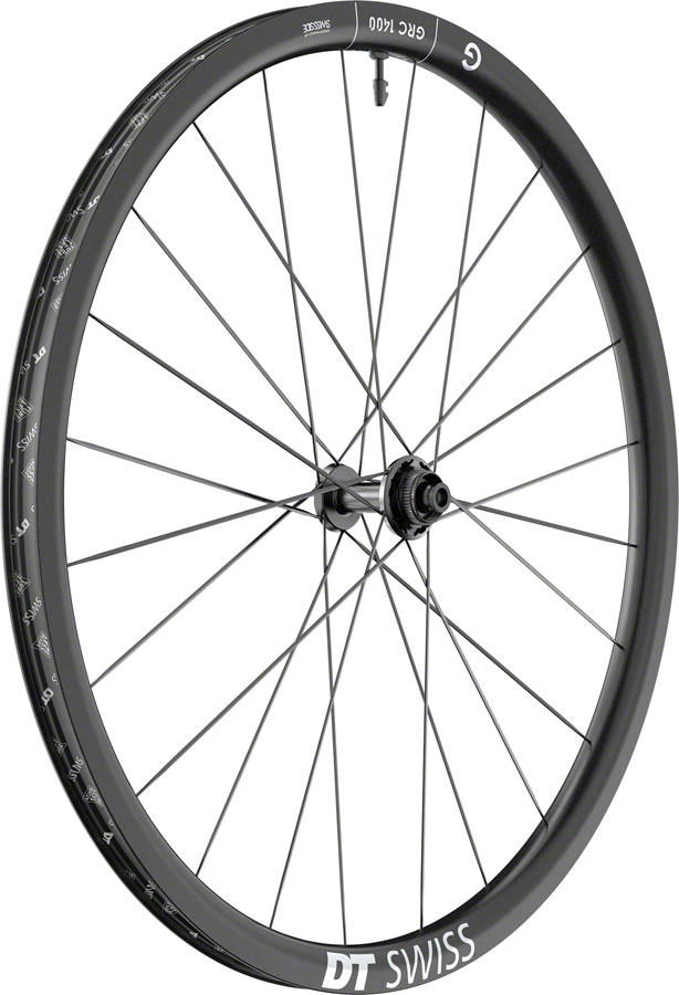 DT Swiss GRC 1400 DICUT 30 Front Wheel - 700, 12 x 100mm, Center-Lock, Black