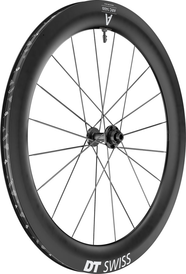 DT Swiss ARC 1400 DiCut 65 Front Wheel - 700, 12 x 100mm, Center-Lock, Black