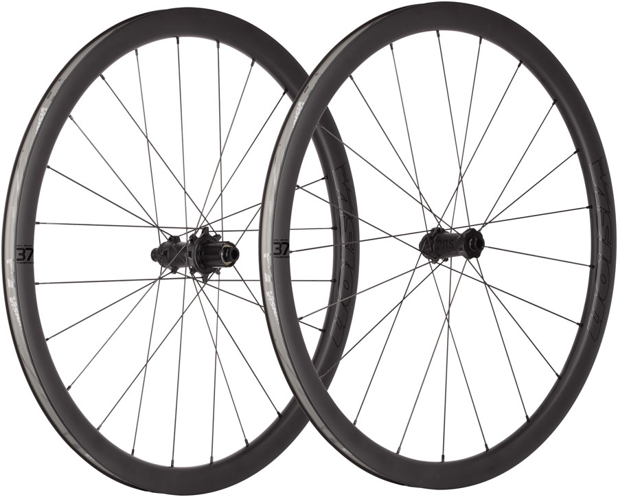 Vision Metron 37 TL Wheelset - 700, 12 x 100mm/12 x 142mm, Center-Lock, HG 11/12, Carbon, Black