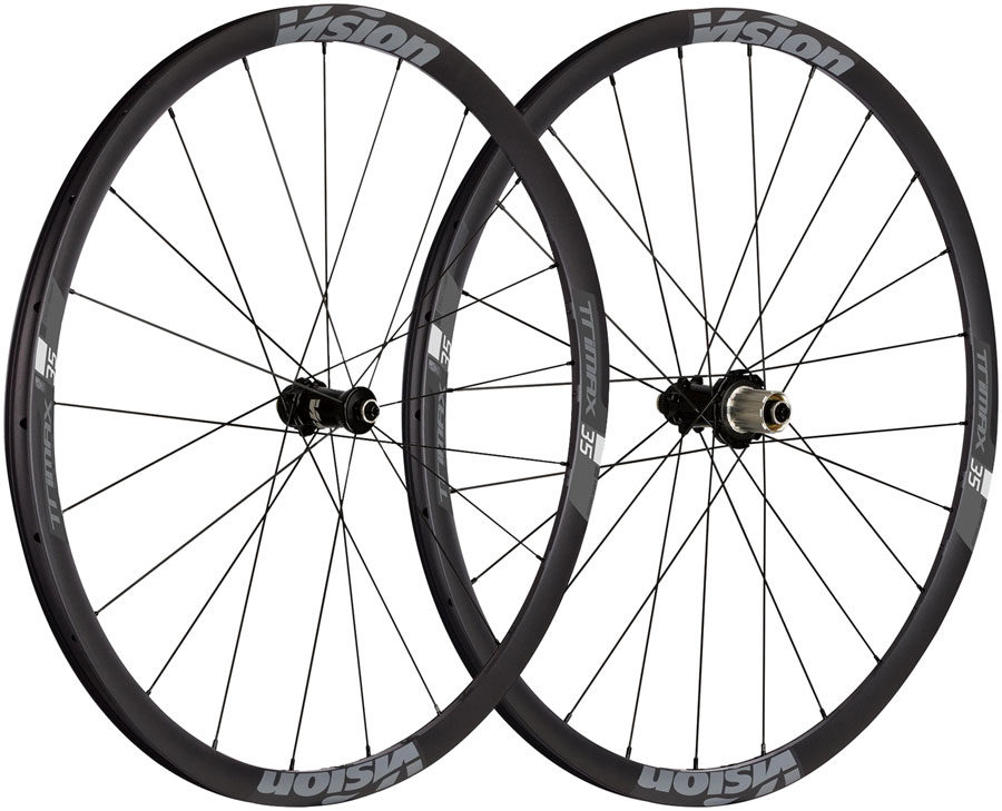 Vision TriMax 35 SC Wheelset - 700, 12 x 100mm/12 x 142mm, Center-Lock, HG 11/12, Black