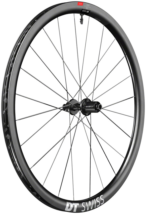 DT Swiss ERC 1100 DiCut 35 Rear Wheel - 700, 12 x 142mm, Center-Lock, HG 11 Road/XDR, Black