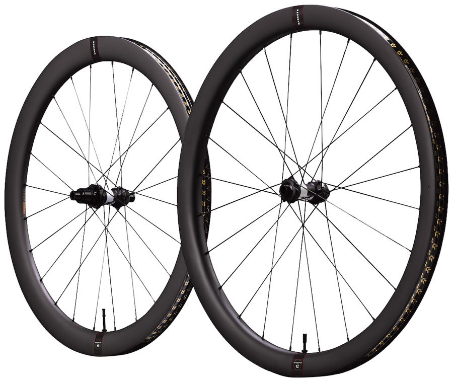 Reserve Wheels Reserve 42/49 Turbulent Aero Wheelset - 700, 12 x 100/12 x 142, Center-Lock, XDR, Carbon, DT240