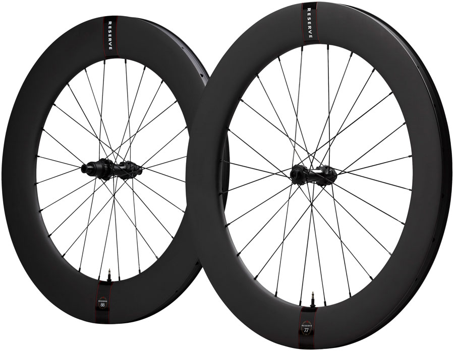 Reserve Wheels Reserve 77/88 Turbulent Aero Wheelset - 700, 12 x 100/12 x 142, Center-Lock, XDR, Carbon, DT240