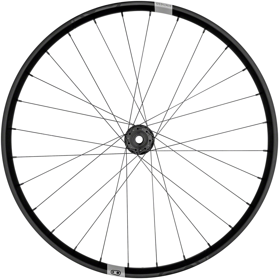 Crankbrothers Synthesis E I9 Alloy Front Wheel - 27.5, 15 x 110mm, 6-Bolt, Black