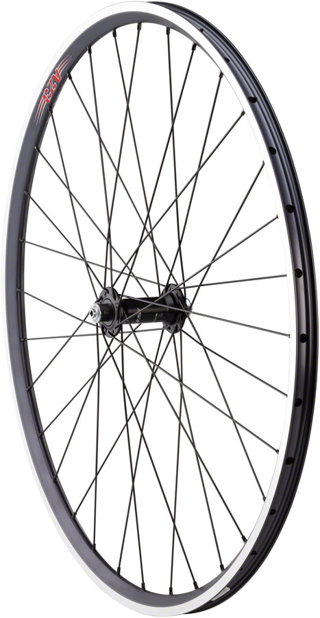 Quality Wheels 105/A23 Front Wheel - 650c, QR x 100mm, Rim Brake, Black ...