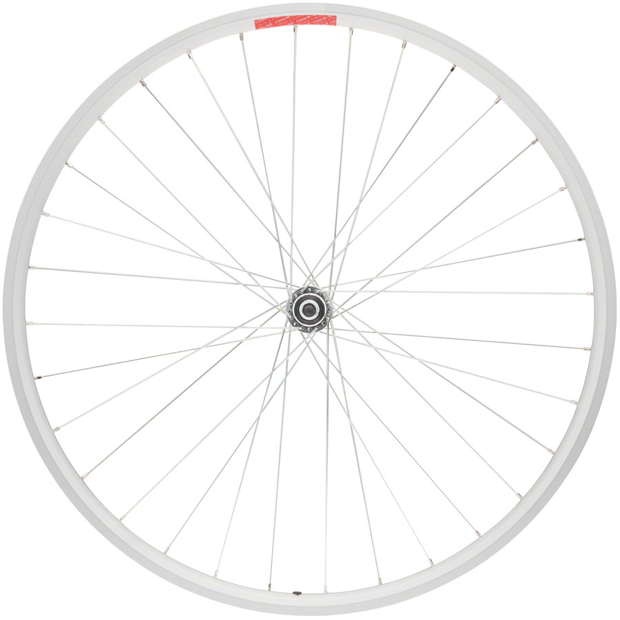 Sta-Tru Double Wall Front Wheel - 26", Bolt-On, 3/8 x 100mm, Silver