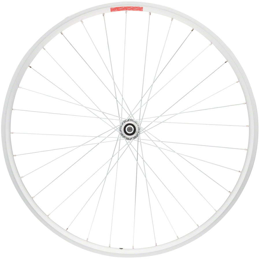 Sta-Tru Double Wall Rear Wheel - 700c, Bolt-On, 3/8 x 135mm, Freewheel, Silver