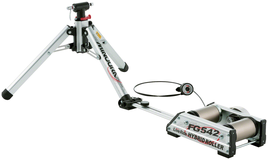 Minoura FG-542 Hybrid Roller Trainer - Magnetic Resistance Adjustable