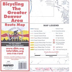The Greater Denver Area Bicycling Route Map