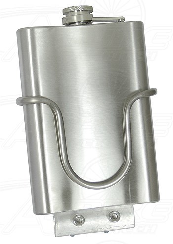 King Cage MUD Flask - Stainless steel flask and mounting cage