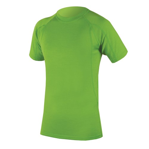 Merino S/S Base Layer M Green